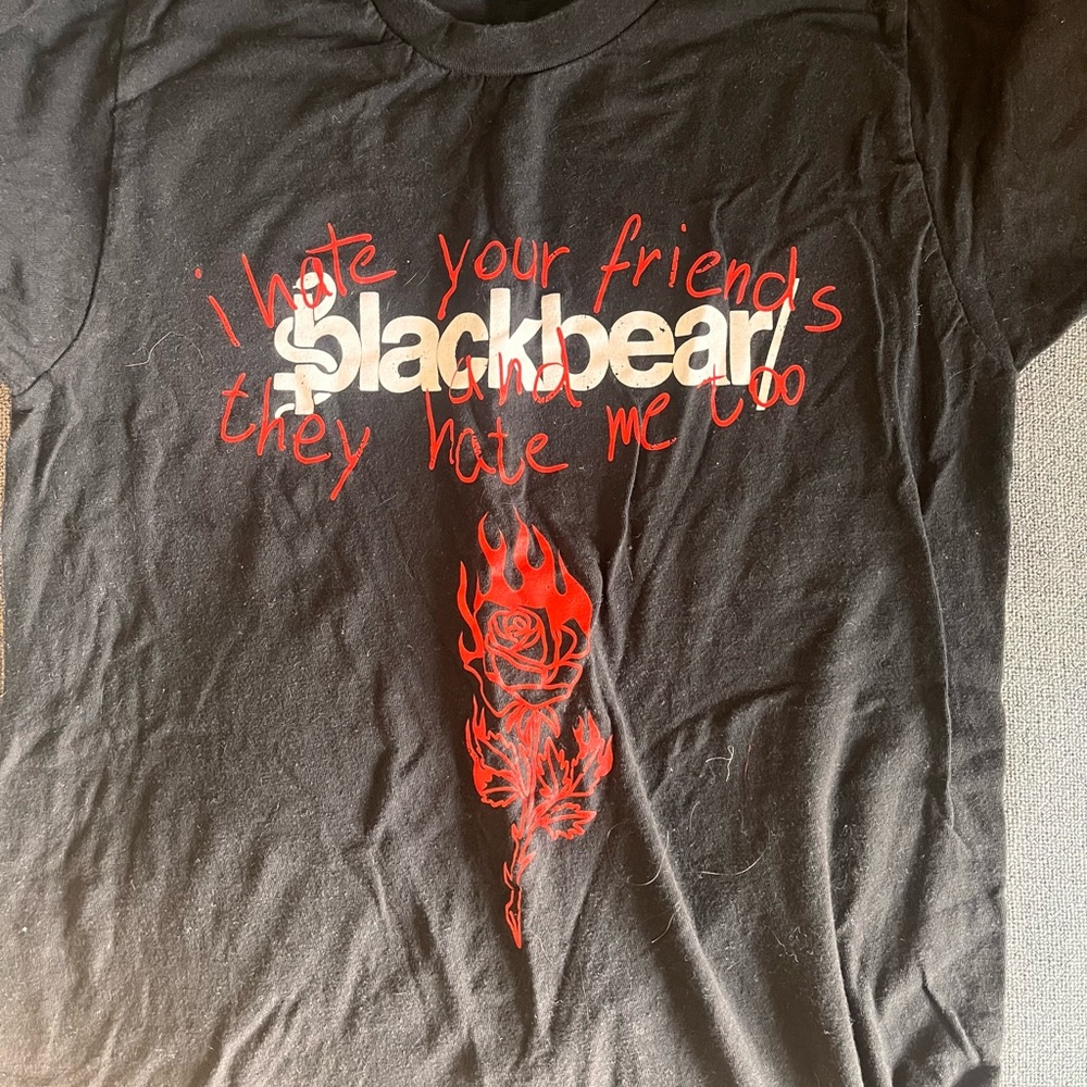 Hot Topic Black and Red Graphic Tee